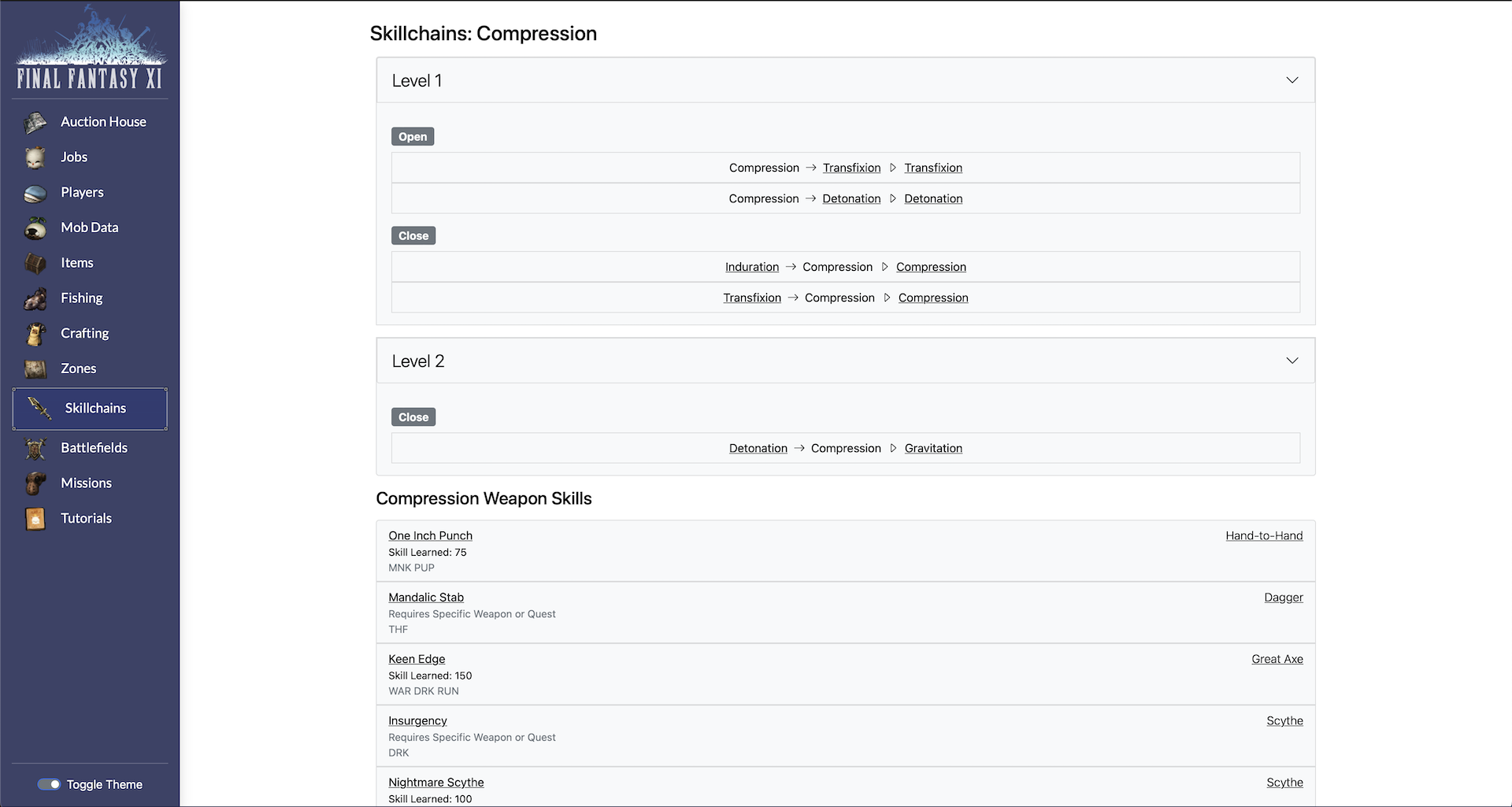 ffps skillchain